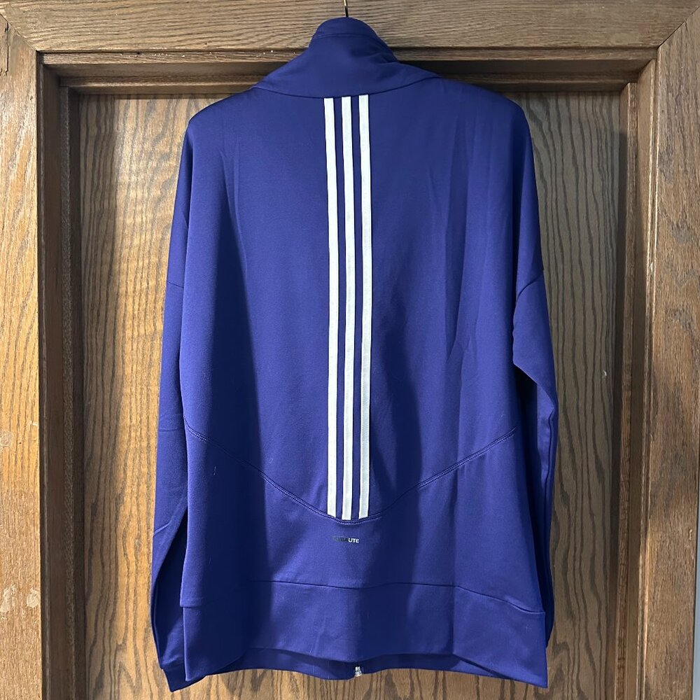 Adidas ClimaLite Zip Front Jacket, Purple